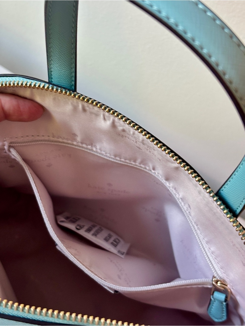 Kate Spade Robin's Egg Blue Medium Dome Purse - NWT - Picture 8 of 11